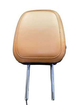 2020-2021 Lincoln Navigator Ebony (Black) 3rd Row Seat Leather Headrest Set - Rear, Right (Passenger) (Used OEM)