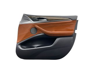 2018-2025 BMW X3 Tan Door Interior Trim Panel - Front, Right (Passenger) (Used OEM)