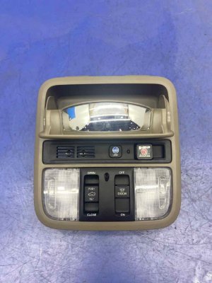 2018-2025 Honda Odyssey Beige Overhead Console with Sunroof Switch - Front (Used OEM)