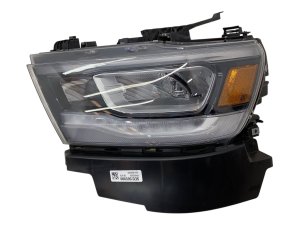 2019-2024 Ram 1500 Chrome LED Reflector Headlight Assembly with Chrome Bezel - Front, Left (Driver) (Used OEM)