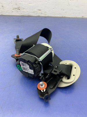 2020-2025 Kia Telluride Black 3rd Row Seat Belt Assembly - Rear, Right (Passenger) (Used OEM)