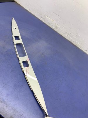 2017-2019 Genesis G90 Trunk Lid Lower Garnish Moulding - Rear (Used OEM)