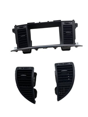2011-2013 INFINITI QX56 Center and A/C Heater Air Vent Grille Set - Front (Used OEM)