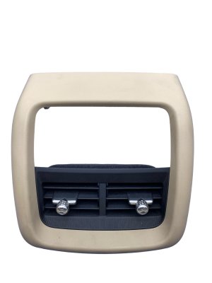 2024-2025 Cadillac LYRIQ Tan Center Console Trim Panel with Air Vent - Rear (Used OEM)