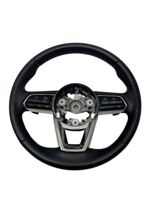 2025 Mazda CX-70 Black Leather Steering Wheel with Controls and Paddle Shifters (Used OEM)