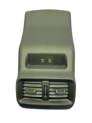 2025-2026 Nissan Murano Center Console Trim Panel with AC Vent and Charging Port - Rear (Used OEM)