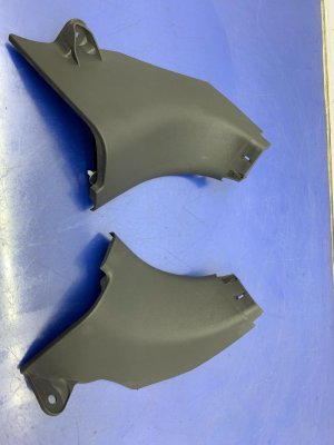 2021-2024 Toyota Sienna Black Front Kick Scuff Trim Panel Set (Used OEM)