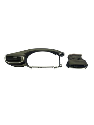 2020-2024 Ford Police Interceptor Utility Black Instrument Panel Air Vent Grille and Trim Bezel Set - Front (Used OEM)