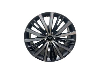 2022-2025 INFINITI QX60 Black 20x8 20-Spoke Machined Charcoal Alloy Wheel (Used OEM)