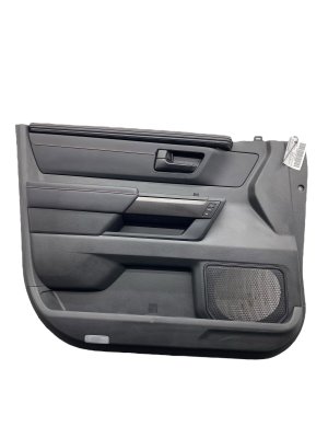 2023-2025 Toyota Sequoia Black Door Interior Trim Panel - Front, Left (Driver) (Used OEM)