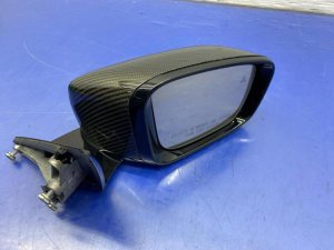 2018-2023 BMW M550i xDrive Power Blind Spot Carbon Fiber Door/Side View Mirror - Right (Passenger) (Used OEM)