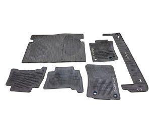 2014-2023 Lexus GX460 Brown Front and Rear All-Weather Rubber Floor Mat Set (Used OEM)