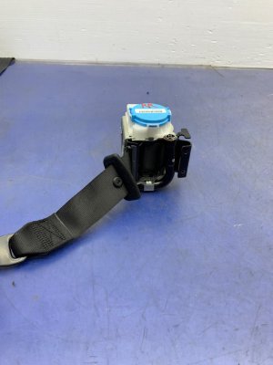 2019-2026 BMW M8 Black Seat Belt Assembly - Rear, Right (Passenger) (Used OEM)