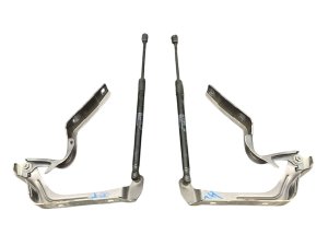 2017-2024 Maserati Levante Hood Hinge and Lift Support Strut Set - Front, Right (Passenger) (Used OEM)