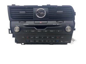 2020-2022 Lexus RX450h Radio Receiver and Temperature Control Assembly with Vents and Clock - Front (Used OEM)