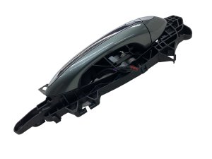 2017-2024 GMC Acadia Green Exterior Door Handle with Chrome Strip - Rear, Right (Passenger) (Used OEM)