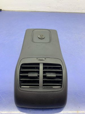 2021-2023 Ford Bronco Sport Black Center Console Trim Cover with Air Vent and USB Port - Rear (Used OEM)