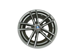 2018-2024 BMW X3 19x7.5 Style 698M Machined Silver Alloy Wheel (Used OEM)