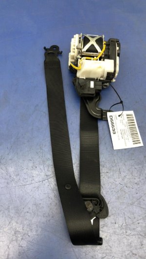 2018-2023 BMW M5 Black Seat Belt Assembly with Active Protection - Front, Right (Passenger) (Used OEM)