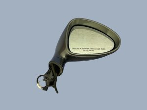 2014-2016 Porsche Panamera Gray Power Folding Heated Auto-Dimming Door/Side View Mirror with Memory - Front, Right (Passenger) (Used OEM)