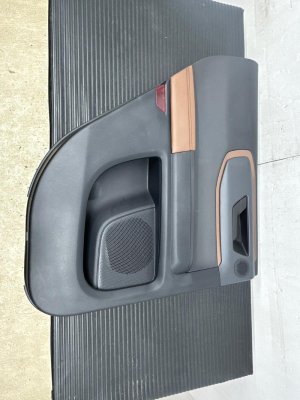 2021-2025 Ford Bronco Sport Ebony (Black) Door Interior Trim Panel - Rear, Left (Driver) (Used OEM)