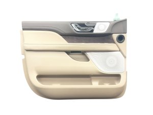 2022-2024 Lincoln Navigator Tan Door Interior Trim Panel - Front, Left (Driver) (Used OEM)