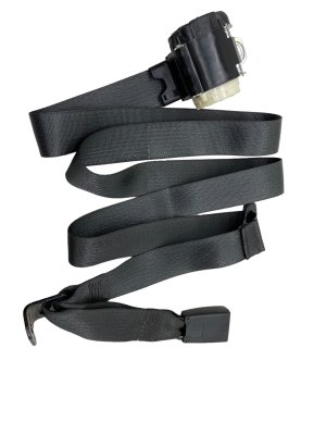 2020-2023 GMC Sierra 2500 HD Black Center Seat Belt Assembly with Buckle - Rear, Left (Driver) (Used OEM)