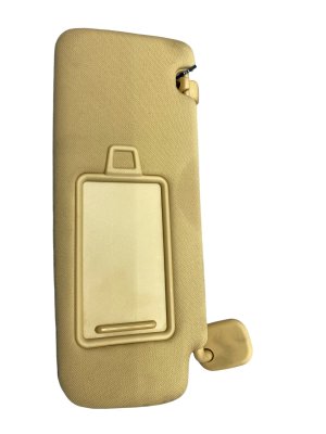 2021-2023 Genesis GV80 Tan Cloth Sun Visor with Panoramic Roof - Front, Right (Passenger) (Used OEM)