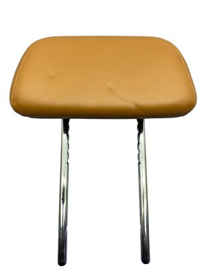 2016-2019 BMW M760i xDrive Tan Seat Leather Headrest - Rear, Left (Driver) (Used OEM)