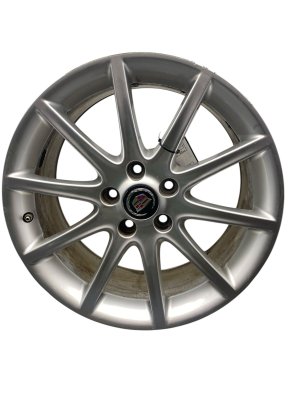 2006-2009 Cadillac XLR Silver 19x8.5 10-Spoke Painted Silver Alloy Wheel (Used OEM)