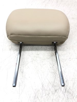 2015-2020 Ford F-150 Tan Seat Leather Headrest - Front, Right (Passenger) (Used OEM)