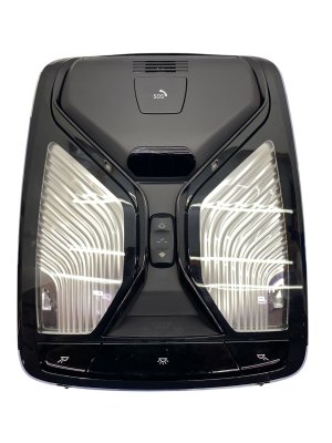  BMW X5 m Black Overhead Roof Console with Dome Light, Sunroof and SOS Switches (Used OEM)