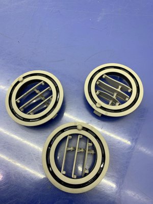 2020-2022 Hyundai Palisade Beige HVAC Roof Vent Register Set (Used OEM)