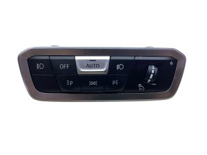 2020-2023 BMW X6 Black Headlight Control Switch Panel (Used OEM)