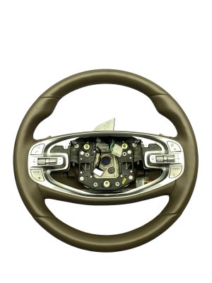 2021-2024 Genesis GV80 Tan Heated Steering Wheel (Used OEM)