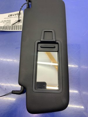 2015-2021 Porsche Macan Black Illuminated Alcantara Sun Visor - Front, Left (Driver) (Used OEM)