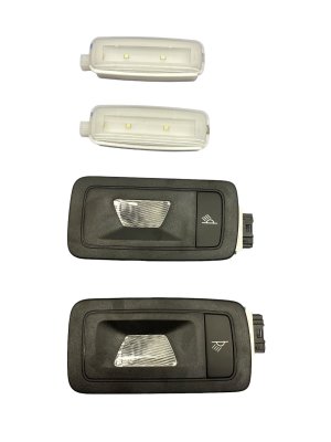 2015-2024 Porsche Macan Overhead Dome and Sun Visor Vanity Light Set (Used OEM)