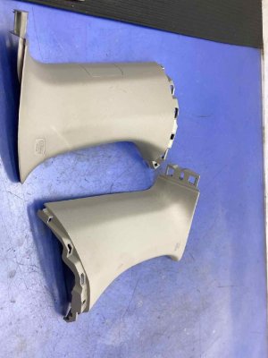 2018-2024 Honda Odyssey Gray Upper C-Pillar Cover Trim Panel Set - Rear (Used OEM)