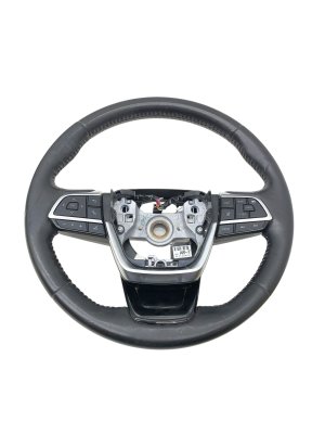 2020-2024 Toyota Highlander Black Heated Leather Steering Wheel - Front (Used OEM)