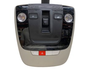 2023-2025 Kia Niro EV Black Overhead Console with Dome Map Light and Sunroof Switch - Front (Used OEM)