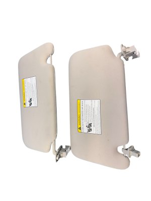 2024-2025 Mazda CX-90 Beige Sun Visor Set - Front, Right (Passenger) (Used OEM)