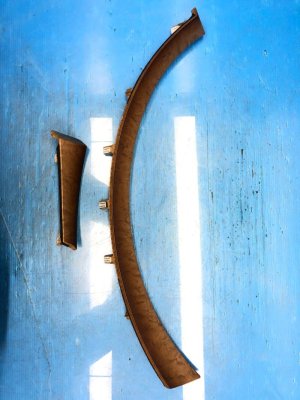 2011-2013 INFINITI QX56 Dash Wood Grain Molding Trim Set - Front (Used OEM)