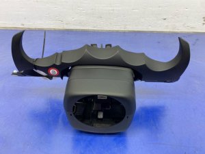 2011-2018 Porsche Cayenne Upper and Lower Steering Column Cover Shroud Trim (Used OEM)