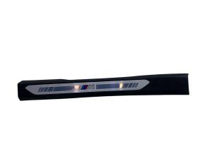 2019-2022 BMW X7 Illuminated Door Entry Sill Plate with Trim Bezel - Rear (Used OEM)