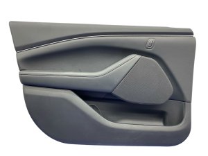 2021-2024 Ford Mustang Mach-E Black Onyx Door Interior Trim Panel - Front, Left (Driver) (Used OEM)