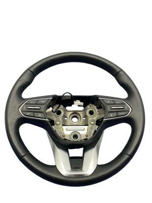 2020-2022 Hyundai Palisade Black 3-Spoke Perforated Leather Steering Wheel (Used OEM)