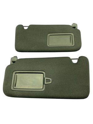 2024-2025 Mazda CX-90 Black Cloth Sun Visor with Mirror - Front, Right (Passenger) (Used OEM)