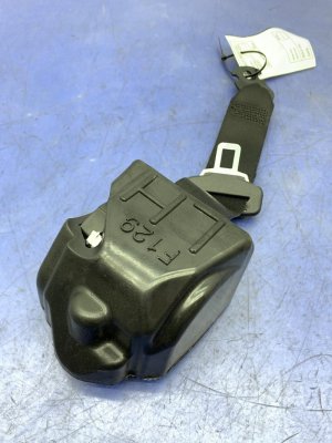 2017-2020 Maserati Levante Black Seat Belt Assembly - Rear, Left (Driver) (Used OEM)
