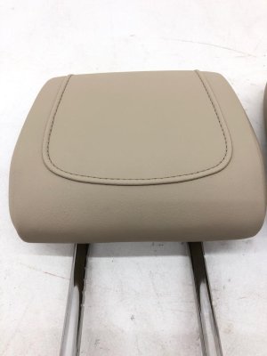 2017-2019 Cadillac XT5 Tan Seat Headrest Set - Rear, Left (Driver) (Used OEM)