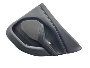 2021-2025 Ford Mustang Mach-E Black Onyx Door Interior Trim Panel with Switches - Rear, Right (Passenger) (Used OEM)